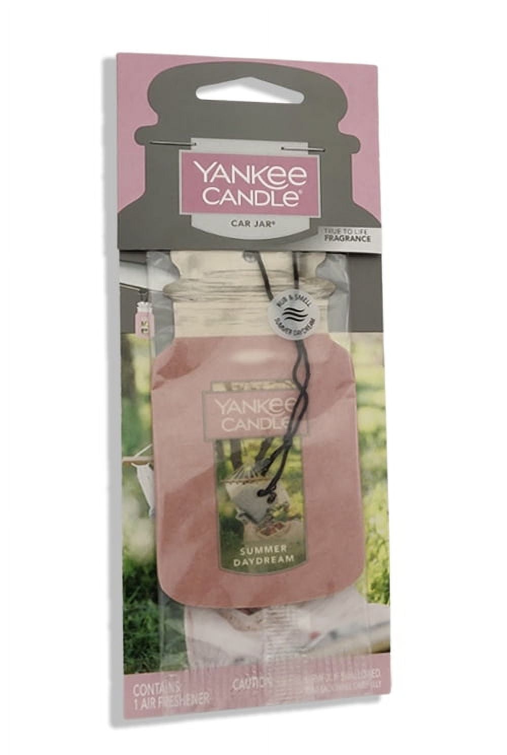 Yankee Candle Paper Car Jar Air Freshener for Long Lasting Fragrance
