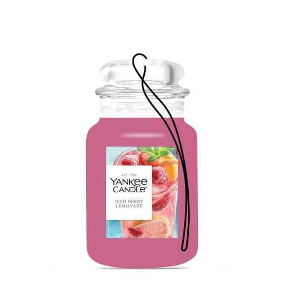 Yankee Candle Paper Car Jar, Iced Berry Lemonade (Pack of 6)