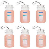 Yankee Candle Paper Car Jar, Pink Sands (Pack of 6)