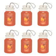 Yankee Candle Paper Car Jar, Spiced Pumpkin (Pack of 6)
