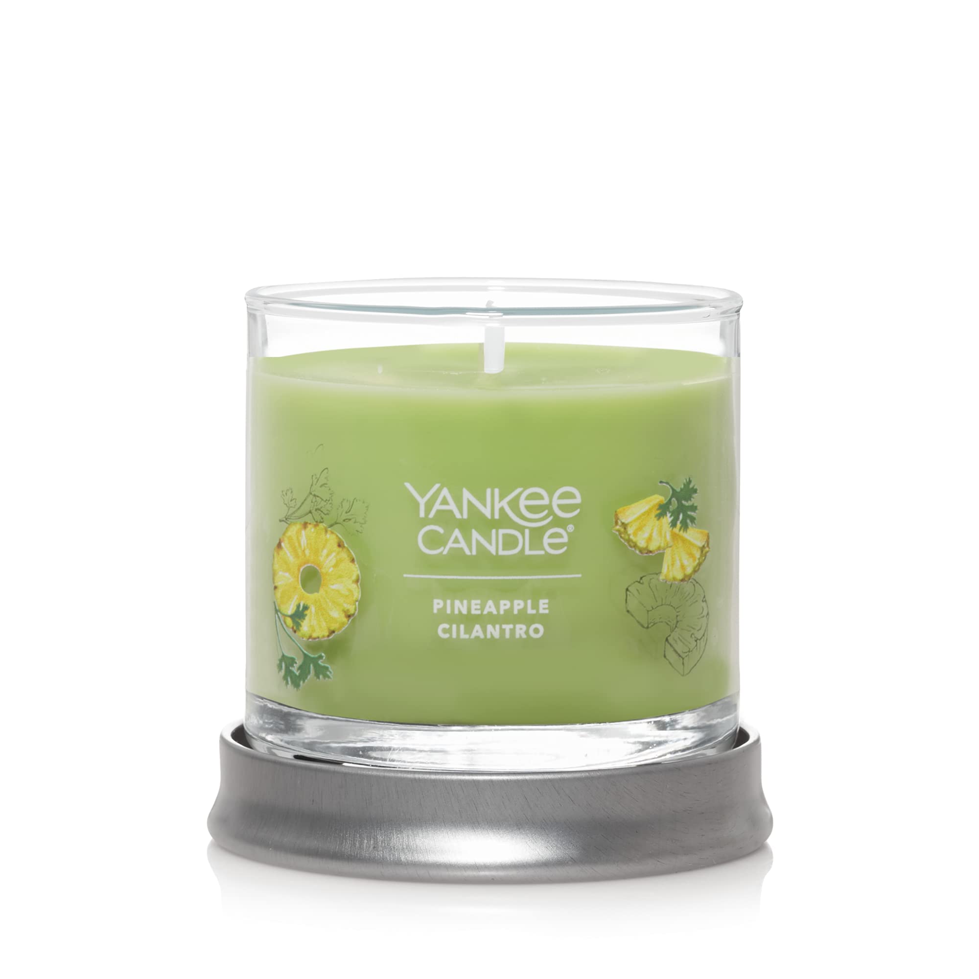 Yankee Candle Pineapple Cilantro Scented, Signature 4.3oz Small Tumbler