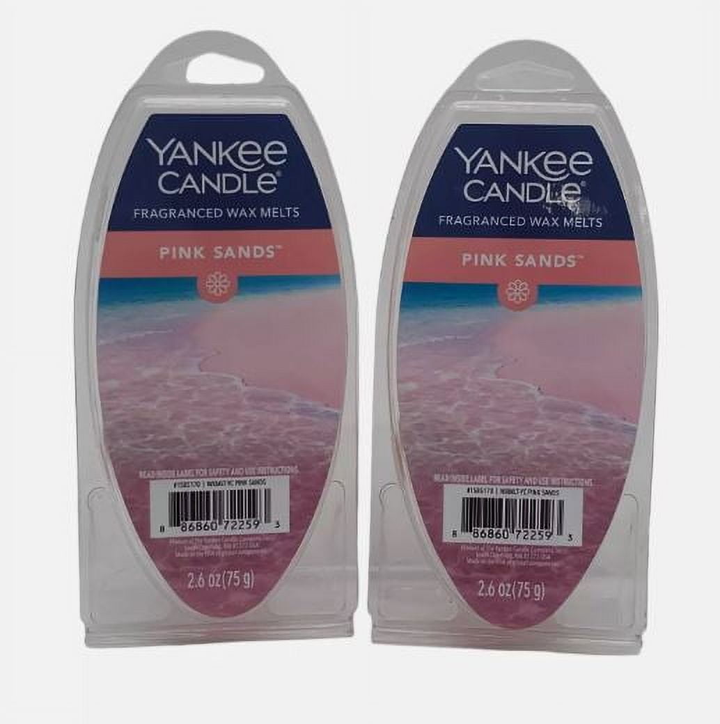 Yankee Candle Pink Sands Fragranced Wax Melts, 2.6 oz Pack of 2