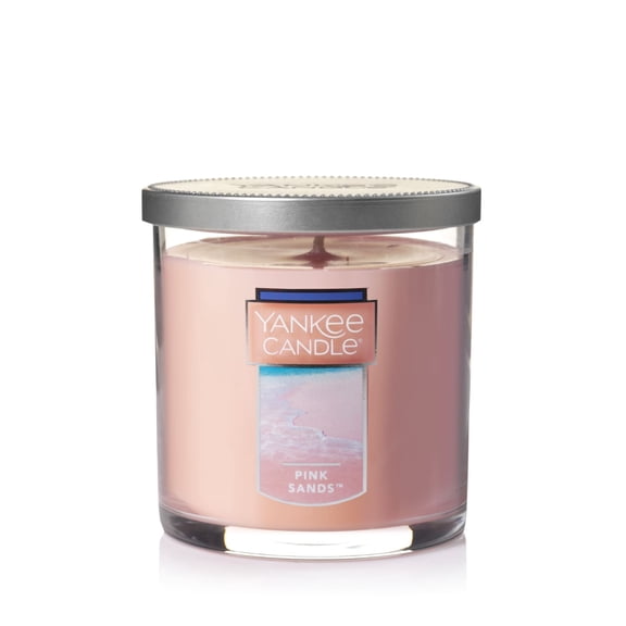 Yankee Candle Pink Sands Scented, Classic 7oz Small Tumbler Single Wick Candle, Over 35 Hours of Burn Time