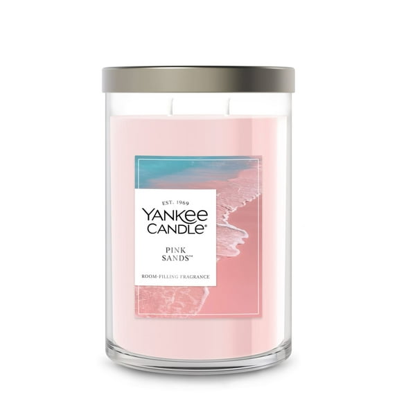 Yankee Candle Pink Sands Large Tumbler Scented Candles, 20 oz