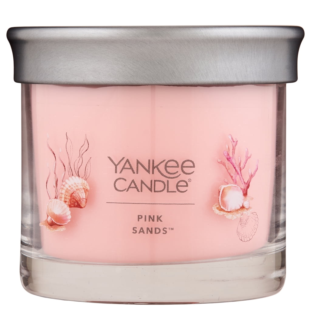 Yankee Candle Pink Sands Signature Collection Tumbler Candle - Scented Soy Wax - 4.3 oz