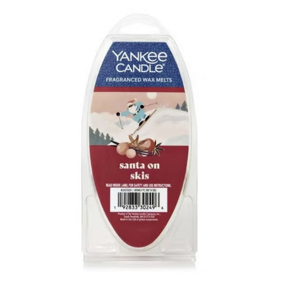 Yankee Candle SANTA ON SKIS Fragranced Wax Melts 2.6 oz