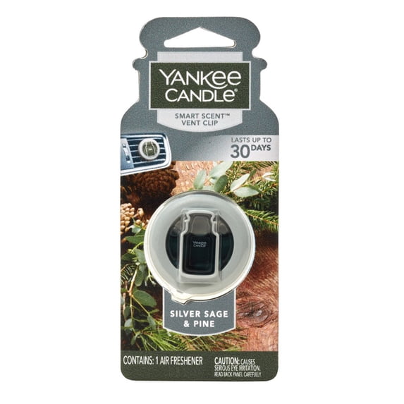 Yankee Candle SILVER SAGE & PINE Car Smart Scent™ Vent Clip