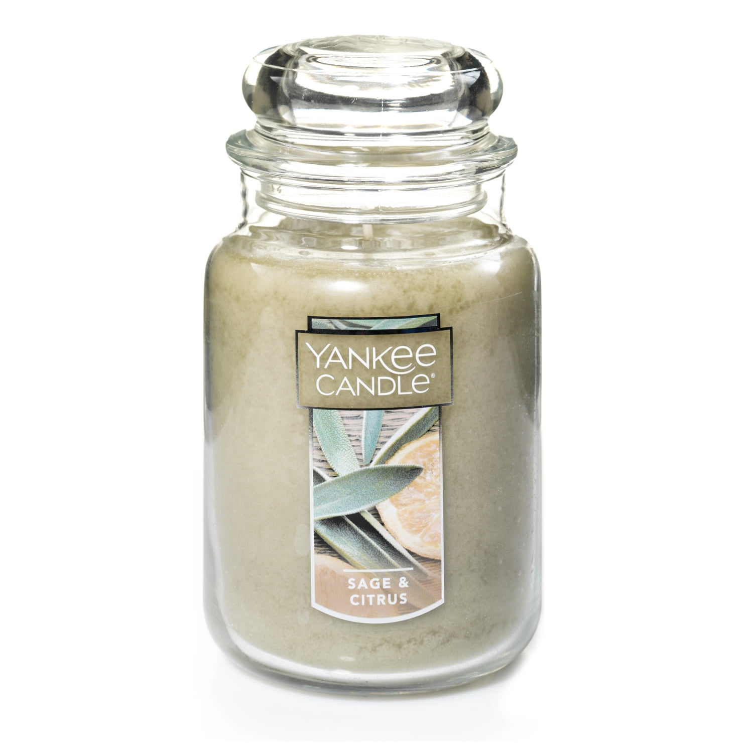 Yankee Candle Sage & Citrus Original Large Scented Jar Candle, 22 oz