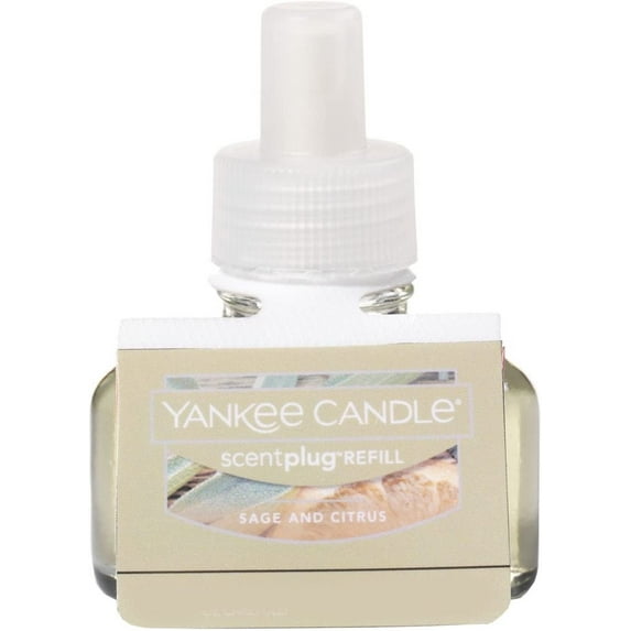 Yankee Candle Scent-Plug Sage & Citrus Air Freshener Refill - Fresh Scent - 1 Refill