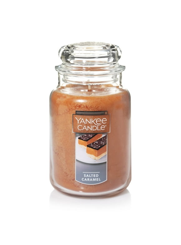 Yankee Candle Salted Caramel - 22 oz Original Large Jar Scented Candle