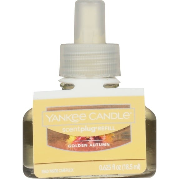 Yankee Candle Scent Plug Refill Golden Autumn Fragrance 0.625 Fl Oz