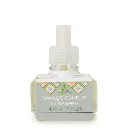 Yankee Candle Scent Plug Refill, Hello Italy Collection, Olive & Cypress (Pack of 1)