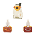 thumbnail image 1 of Yankee Candle Scent plug Diffuser Pumpkin Arrangement With Light Sensor, Scent Plug Refill Spiced Pumpkin and Autumn Wreath, 1 of 4