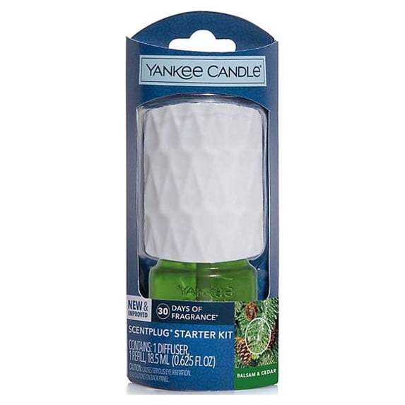 Yankee Candle ScentPlug Diffuser with Balsam & Cedar Fragrance Refill