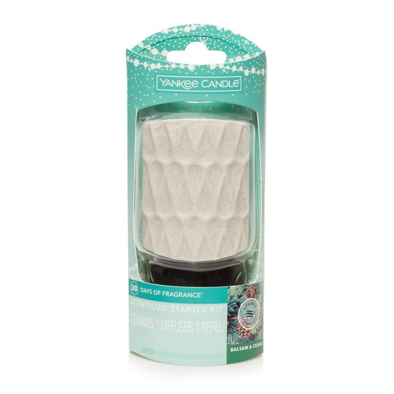 Yankee Candle ScentPlug Fragrance Diffuser Kit White Glitter