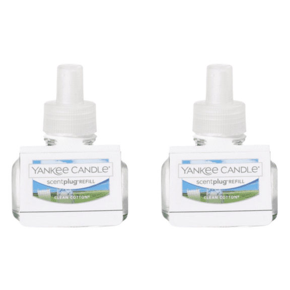 Yankee Candle ScentPlug Refill, Clean Cotton 2 Pack