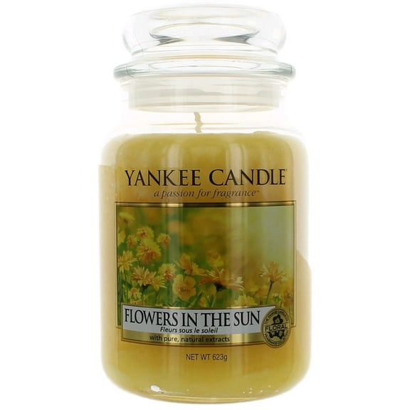 Yankee Candle Scented 22 oz Large Jar Candle - Flowers In The Sun