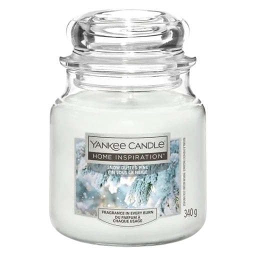 Yankee Candle Scented Jar Candle Dusted Pine Fragrance 340 g