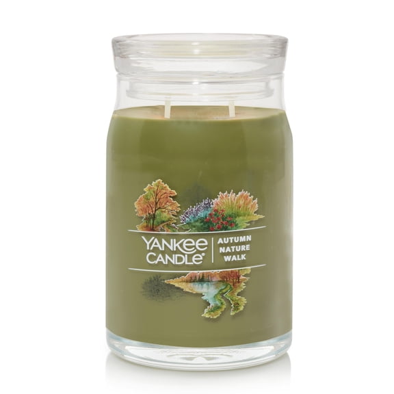 Yankee Candle Signature Large 2-Wick Candle, Autumn Nature Walk, 20 oz