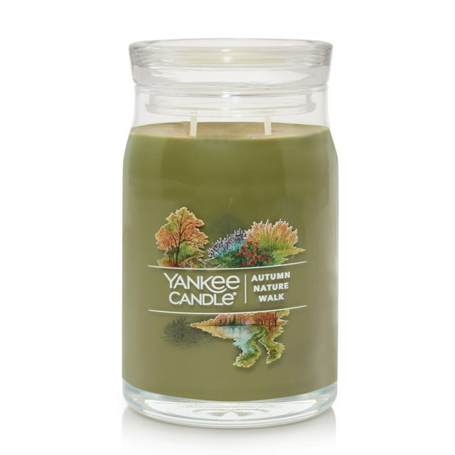 Yankee Candle Signature Large 2-Wick Candle, Autumn Nature Walk, 20 oz