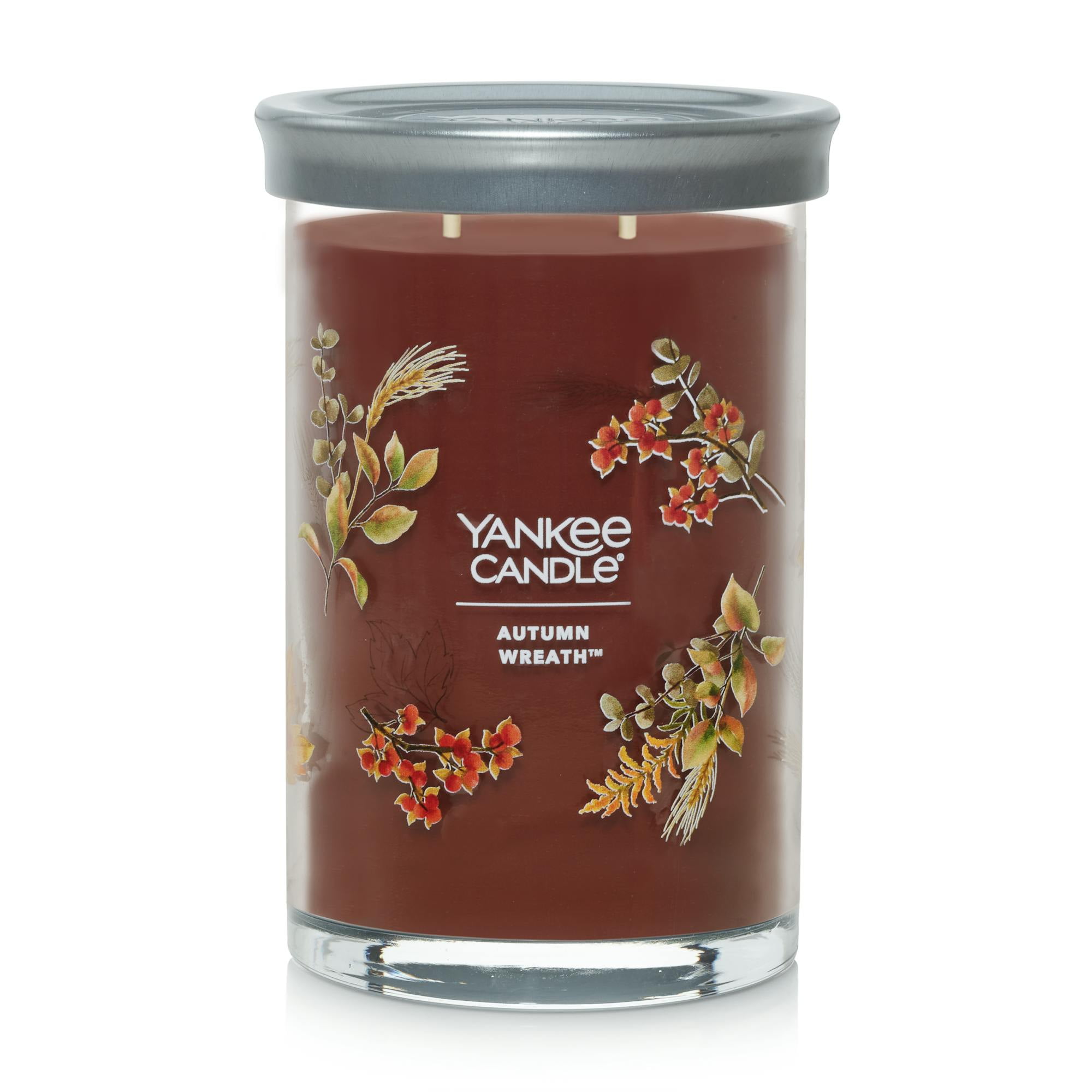 Yankee Candle Signature Large 2-Wick Candle, Autumn Wreath™, 20 oz