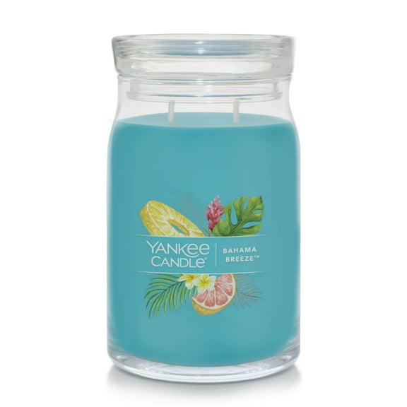 Yankee Candle Signature Large 2-Wick Candle, Bahama Breeze, 20 oz