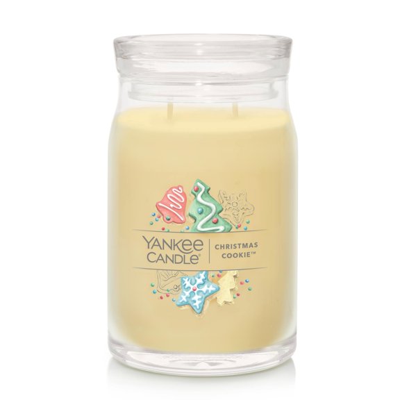 Yankee Candle Signature Large 2-Wick Candle, Christmas Cookie, 20 oz