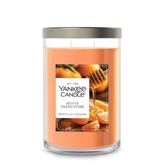 Yankee Candle Honey Clementine Large Tumbler Scented Candles, 20 oz