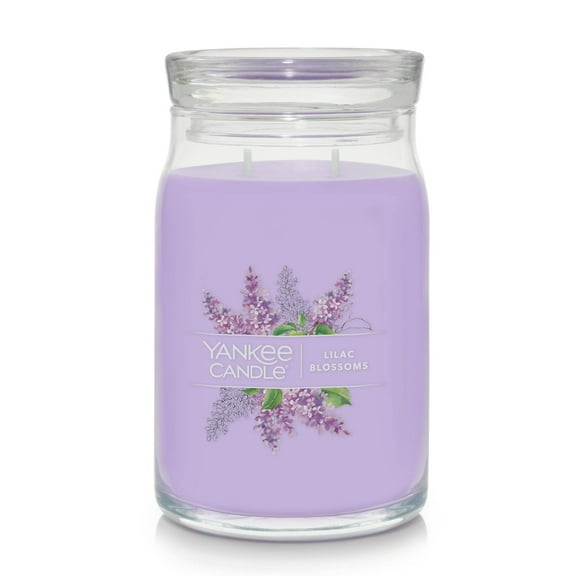 Yankee Candle Signature Large 2-Wick Candle, Lilac Blossoms, 20 oz