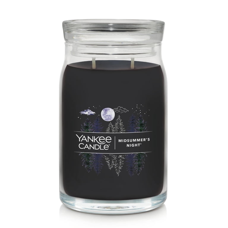 キャンドル Yankee Candle MidSummer's NightSignature Yankee Candle Signature Large 2-Wick Candle, MidSummer's Night