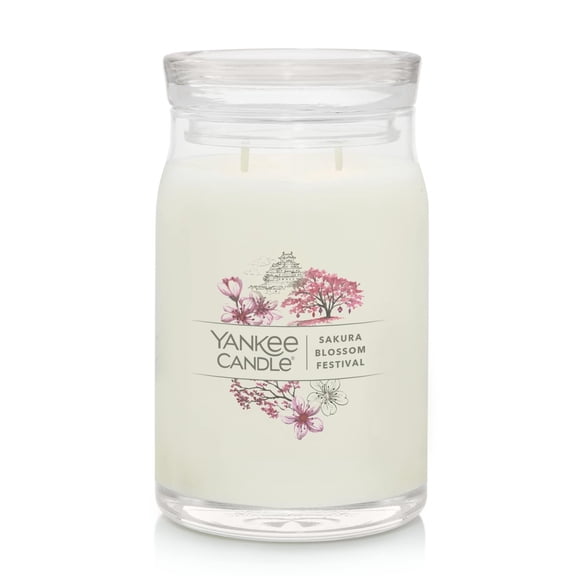 Yankee Candle Signature Large 2-Wick Candle, Sakura Blossom Festival, 20 oz