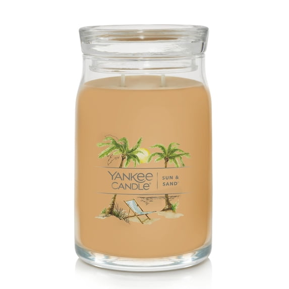 Yankee Candle Signature Large 2-Wick Candle, Sun & Sand®, 20 oz