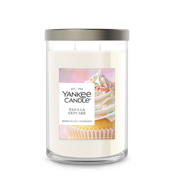 Yankee Candle Vanilla Cupcake Large Tumbler Scented Candles, 20 oz