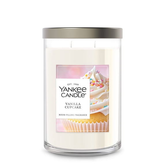 Yankee Candle Vanilla Cupcake Large Tumbler Scented Candles, 20 oz
