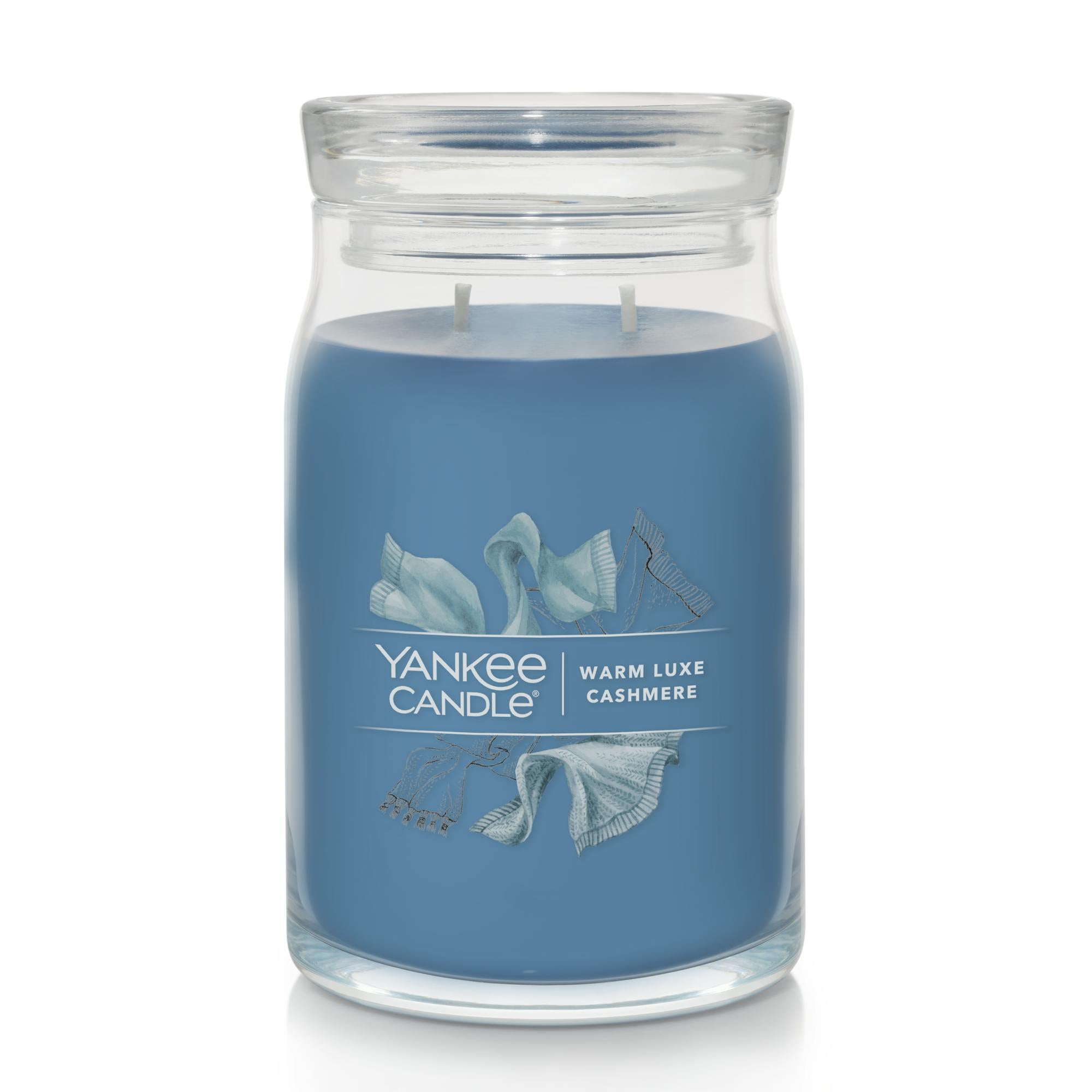 Yankee Candle Signature Large 2-Wick Candle, Warm Luxe Cashmere, 20 oz