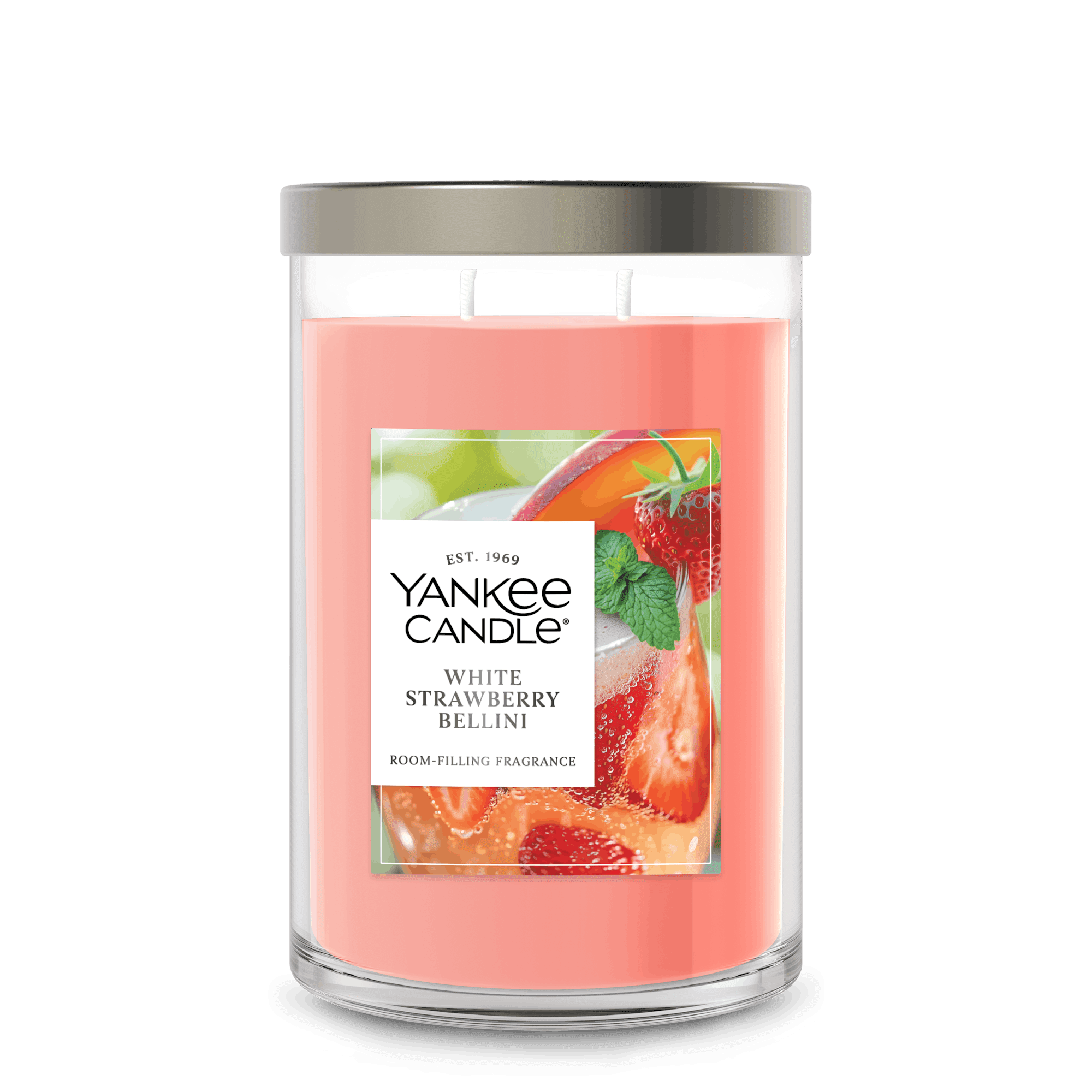 Yankee Candle Signature Large 2-Wick Candle, White Strawberry