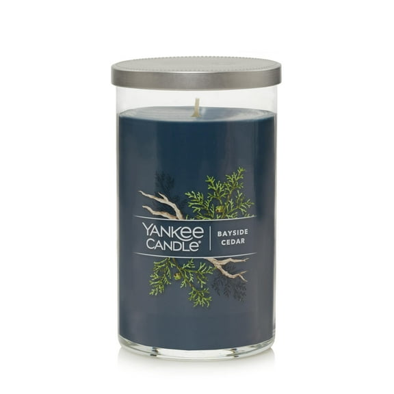 Yankee Candle Signature Medium 2-Wick Candle, Bayside Cedar, 14.25 oz