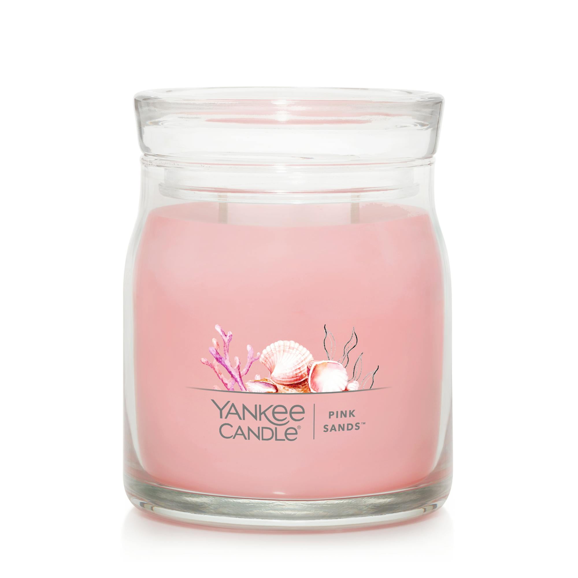 Yankee Candle Signature Medium 2-Wick Candle, Pink Sands™, 13 oz