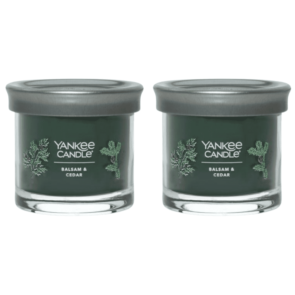 Yankee Candle Small Tumbler Scented Single Wick Jar Candle, Balsam
