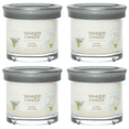 thumbnail image 1 of Yankee Candle Small Tumbler Scented Single Wick Jar Candle, Clean Cotton, 4.3 oz (Pack of 4), 1 of 5