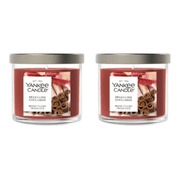 Yankee Candle Small Tumbler Scented Single Wick Jar Candle, Sparkling Cinnamon, 4.3 oz Pack of 2