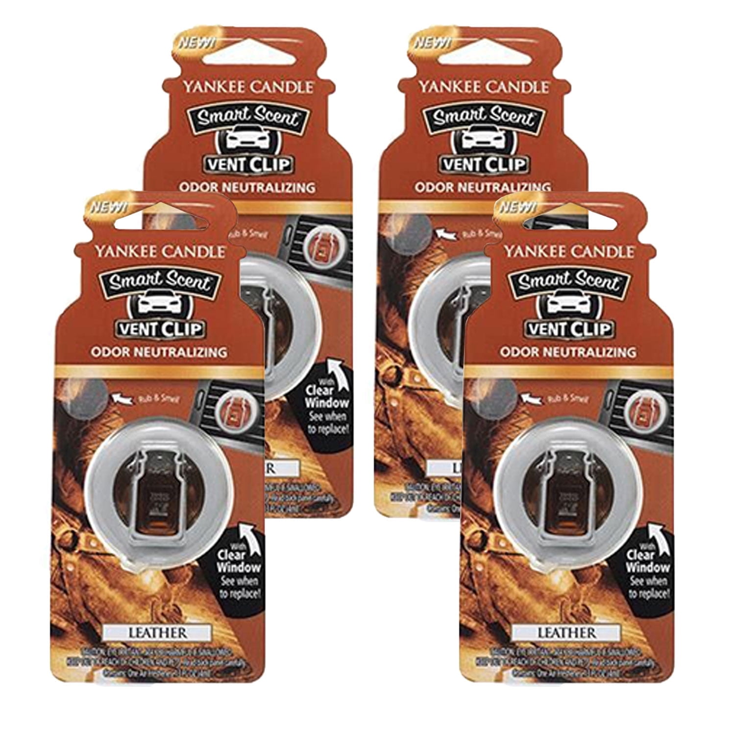 Yankee Candle Smart Scent Vent Clip Car & Home AC Air Freshener, Sage & Citrus-4