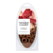 Yankee Candle Sparkling Cinnamon Fragranced Wax Melts, 1 Pack of 6, 2.6 oz