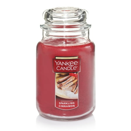 Yankee Candle Sparkling Cinnamon Original Large Scented Jar Candle, 22 oz