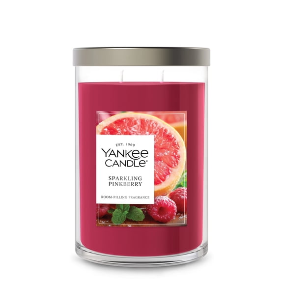 Yankee Candle Sparkling Pinkberry Large Tumbler Scented Candles, 20 oz