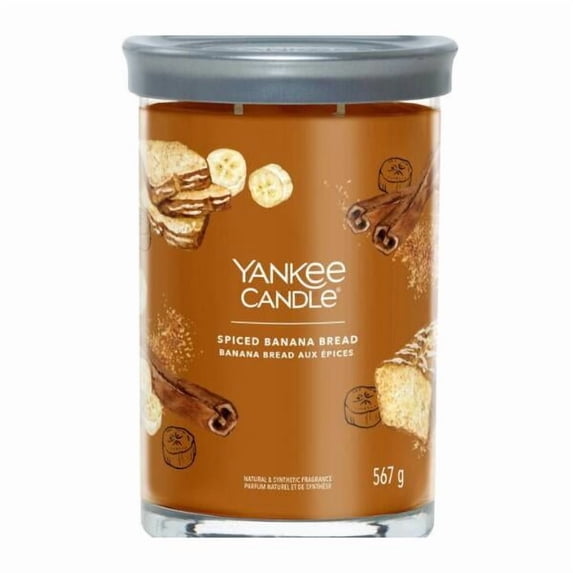 Yankee Candle Spiced Banana Bread Large Signature 2-Wick Tumbler Candle