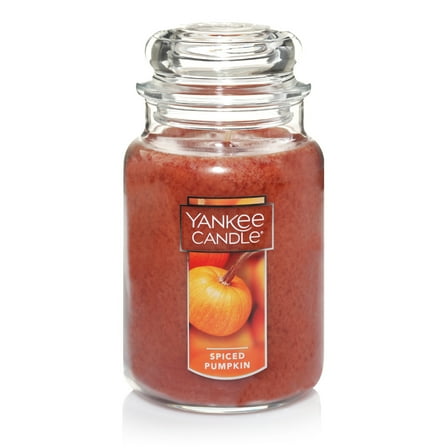 Yankee Candle Spiced Pumpkin Original Large Scented Jar Candle, 22 oz