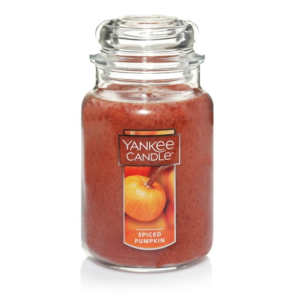 Yankee Candle Spiced Pumpkin Original Large Scented Jar Candle, 22 oz