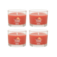 thumbnail image 1 of Yankee Candle Spiced Pumpkin Signature Votive Mini Candle Glass Jar, 1.3 oz (Pack of 4), 1 of 5