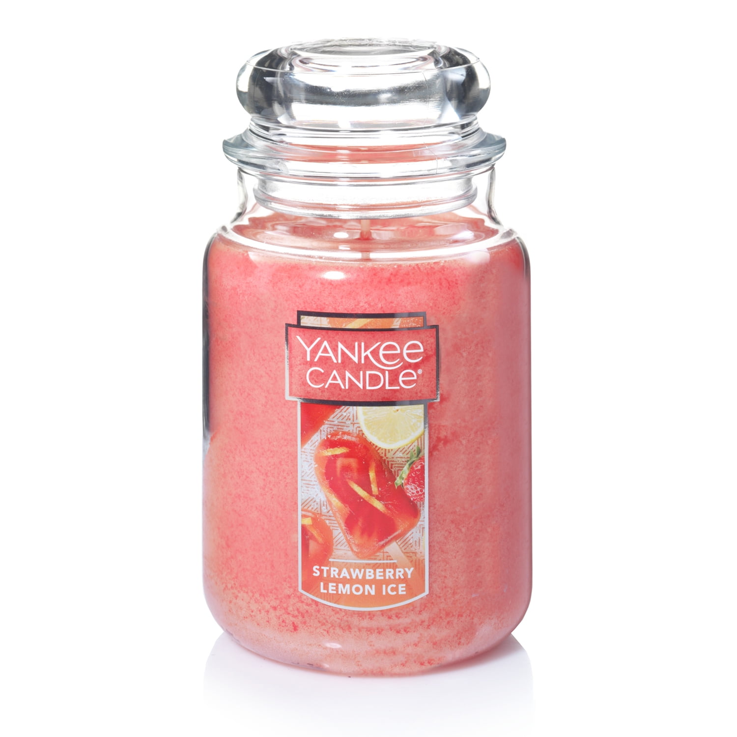 Yankee Candle Strawberry Lemon Ice - Original Large Jar Scented Candle 